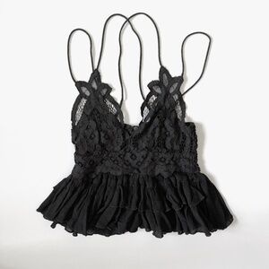 Free People cami top in black